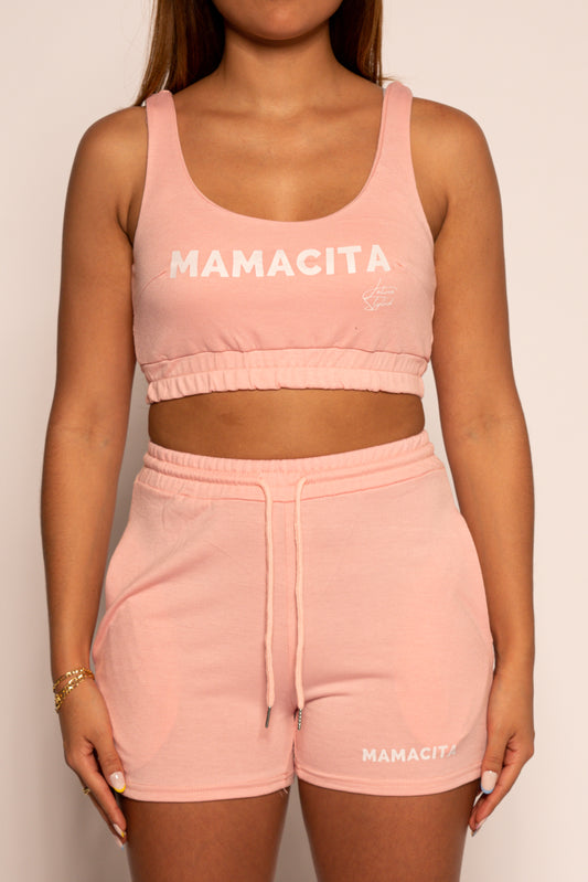Mamacita Slogan Sports Set - pink