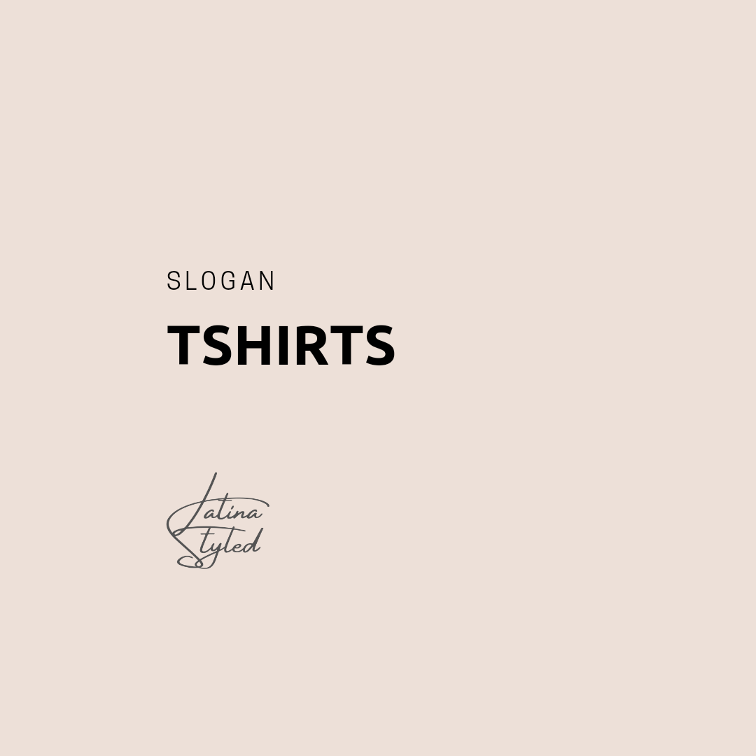 Latina Slogan Tshirt - Classic White