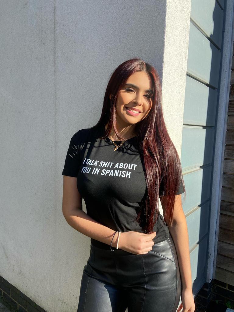 I Talk Shit About You in spanish - Slogan Tshirt