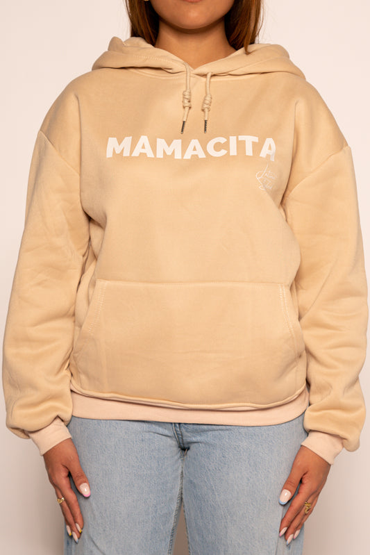 Mamacita Slogan Hoodie - Crema