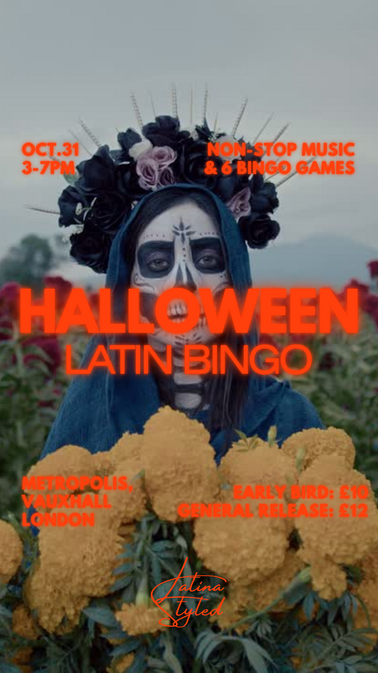 Halloween Latin Bingo